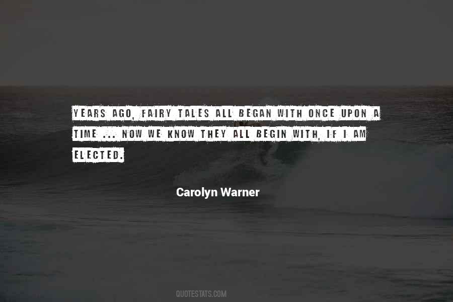 Carolyn Warner Quotes #220017