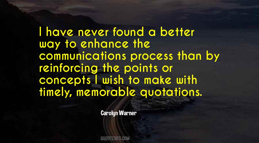 Carolyn Warner Quotes #385790