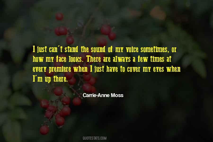 Carrie-Anne Moss Quotes #1252287