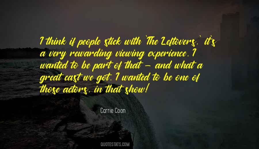 Carrie Coon Quotes #1637997