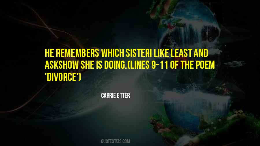 Carrie Etter Quotes #114069