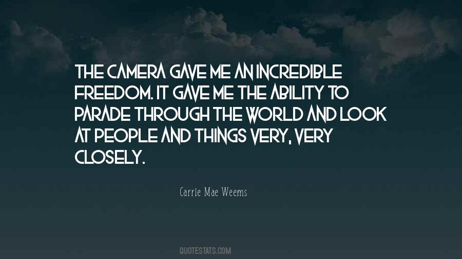 Carrie Mae Weems Quotes #811999