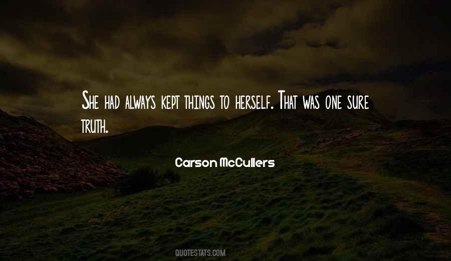 Carson McCullers Quotes #1605309