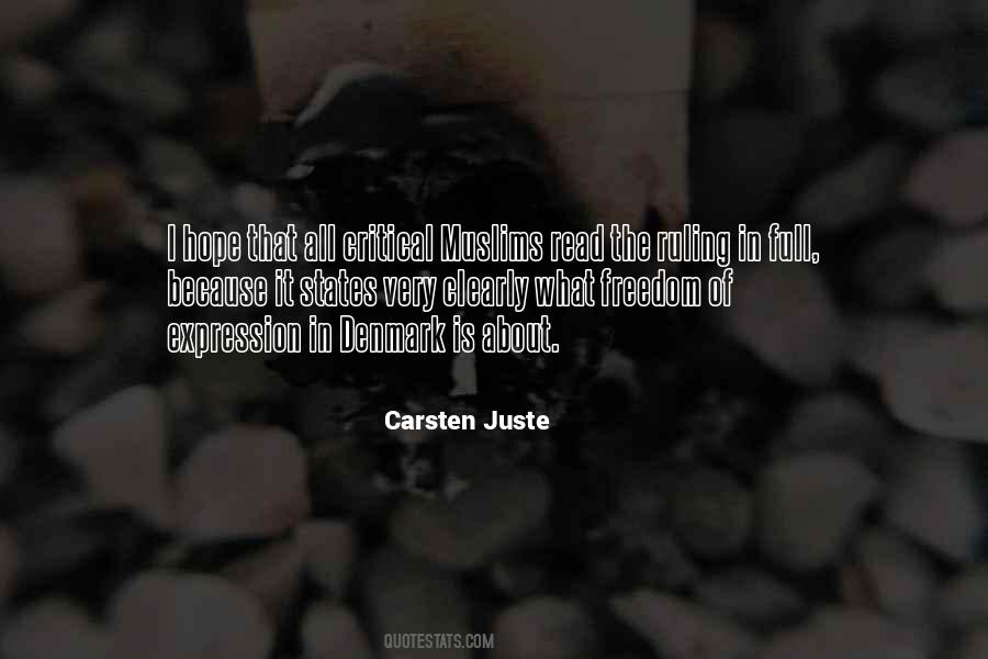 Carsten Juste Quotes #23556