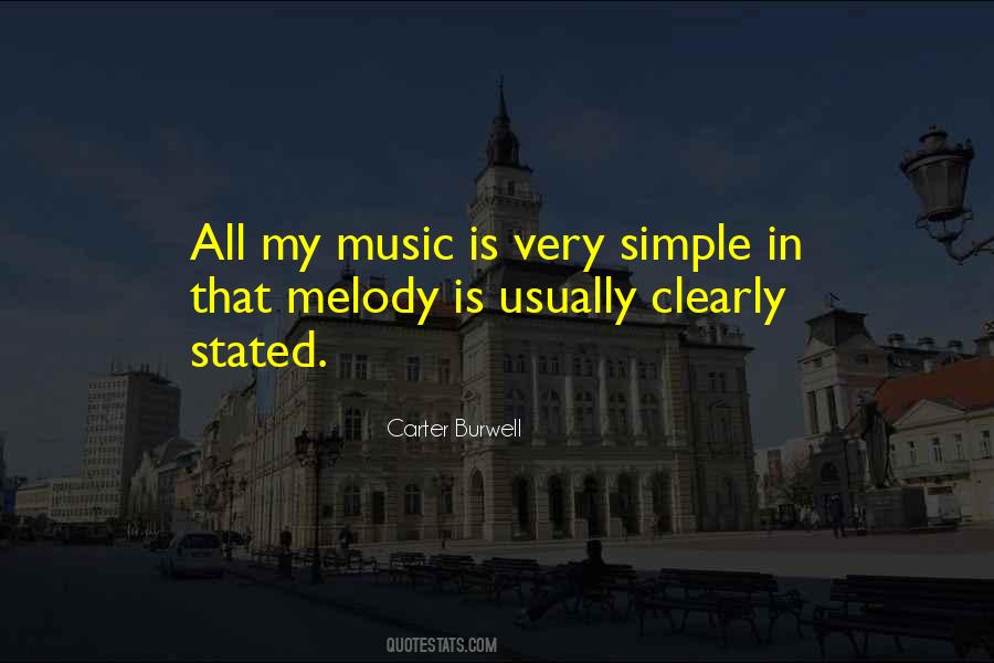 Carter Burwell Quotes #1349026