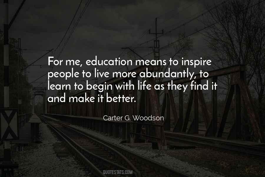 Carter G. Woodson Quotes #1716155