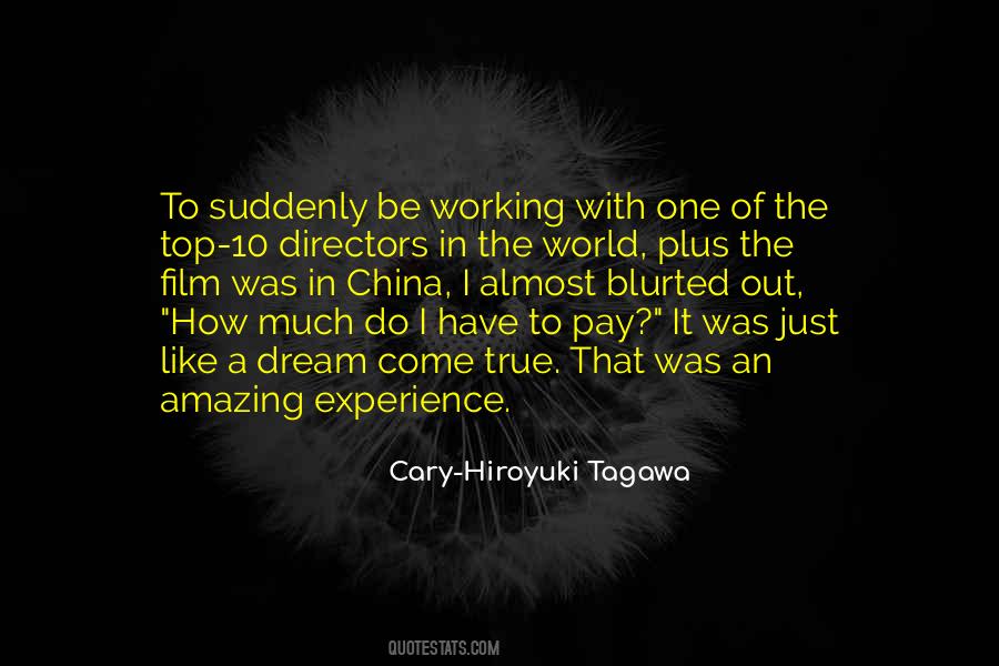Cary-Hiroyuki Tagawa Quotes #460203