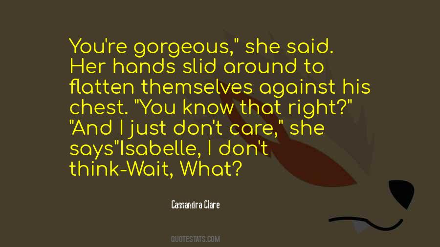 Cassandra Clare Quotes #865693