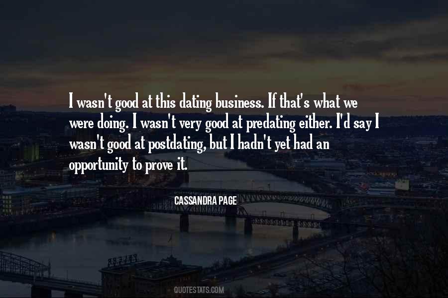 Cassandra Page Quotes #189356