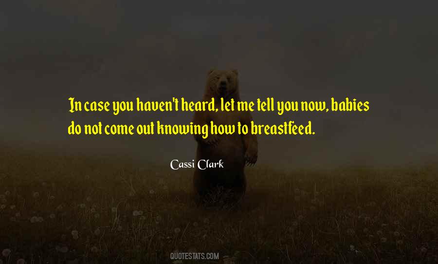 Cassi Clark Quotes #993077