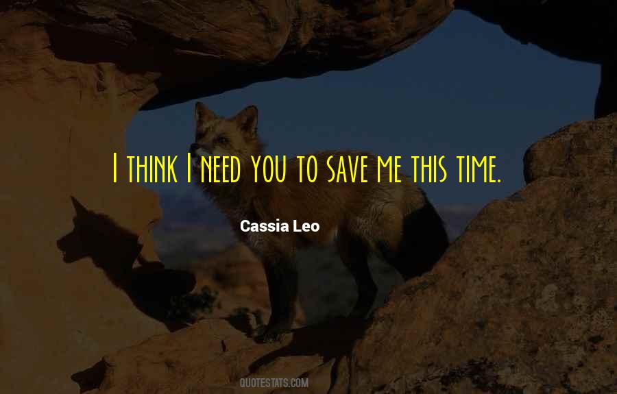 Cassia Leo Quotes #1444153