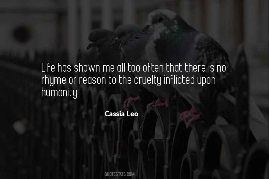 Cassia Leo Quotes #703150