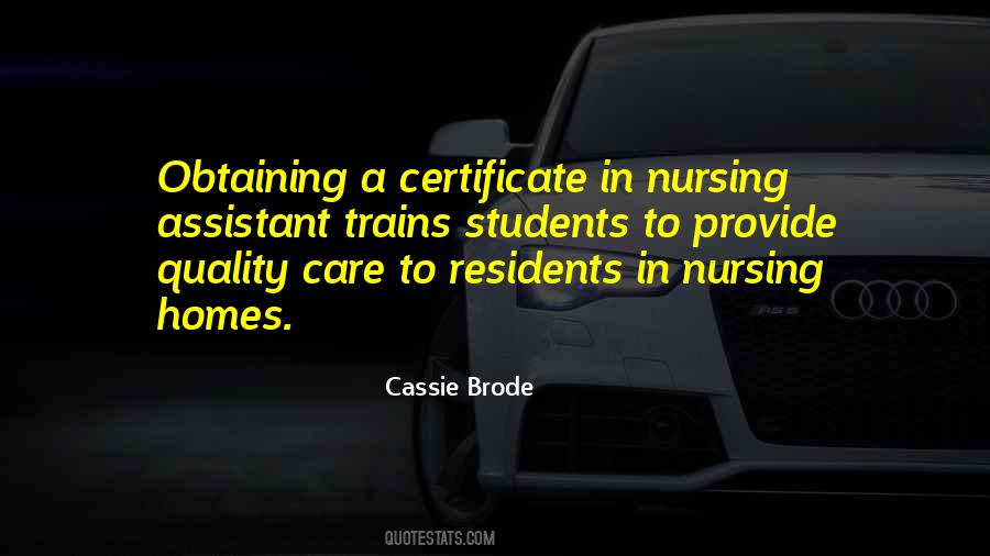 Cassie Brode Quotes #1048595