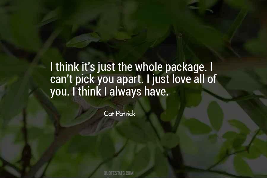 Cat Patrick Quotes #1291037
