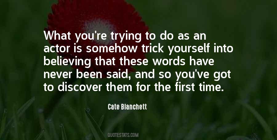 Cate Blanchett Quotes #426325