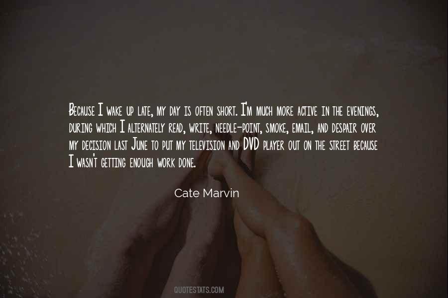 Cate Marvin Quotes #1096032