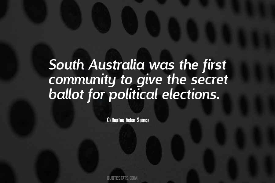 Catherine Helen Spence Quotes #689703