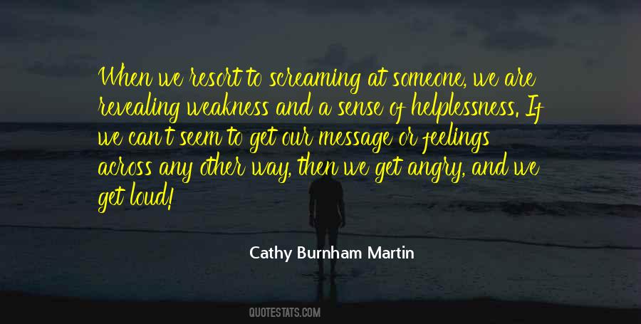 Cathy Burnham Martin Quotes #216670