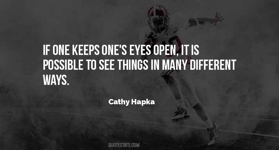Cathy Hapka Quotes #1710438