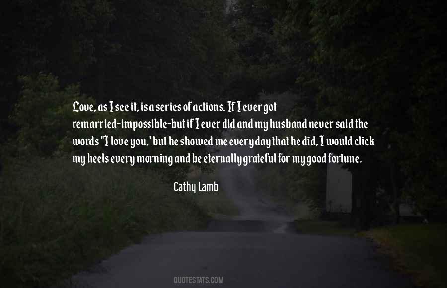 Cathy Lamb Quotes #1814148