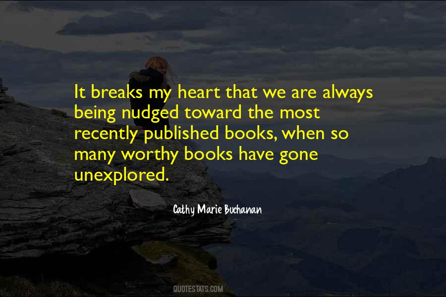 Cathy Marie Buchanan Quotes #1215822