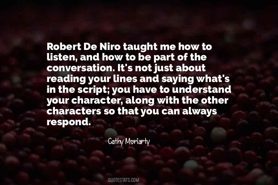 Cathy Moriarty Quotes #698145