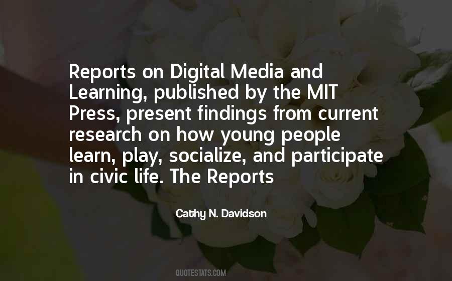 Cathy N. Davidson Quotes #944554