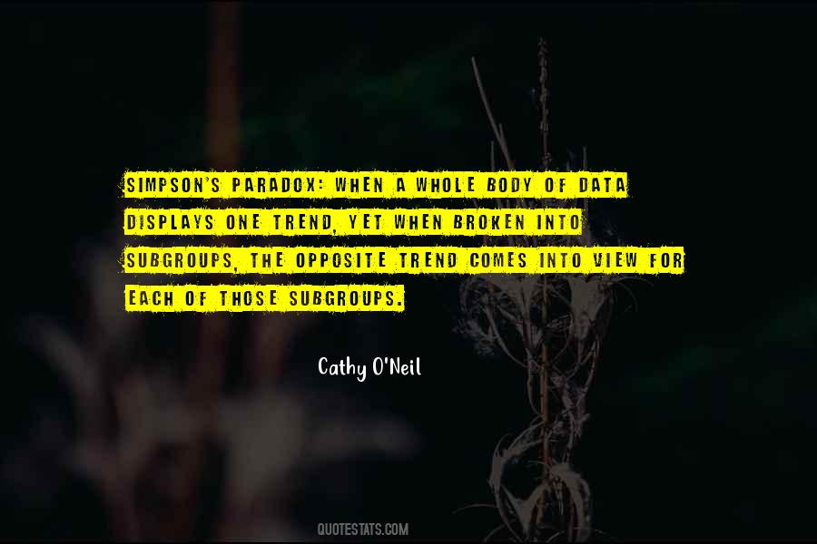 Cathy O'Neil Quotes #1841486