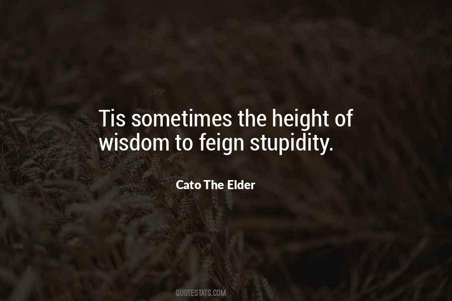 Cato The Elder Quotes #333441