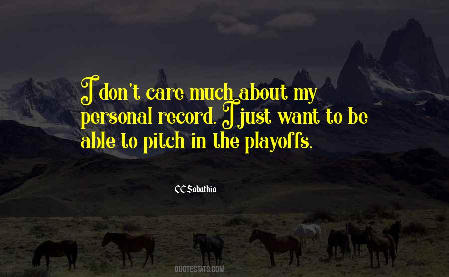 CC Sabathia Quotes #1250115