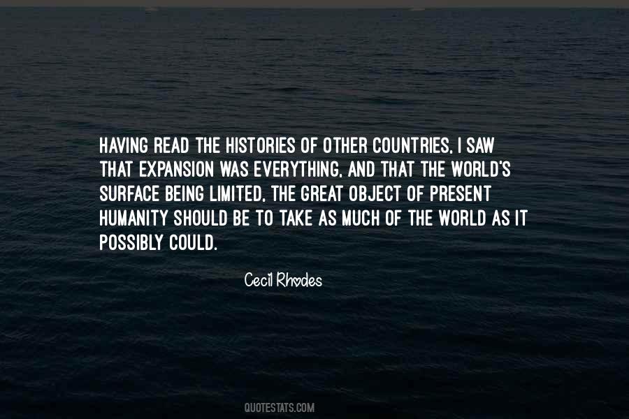 Cecil Rhodes Quotes #501046