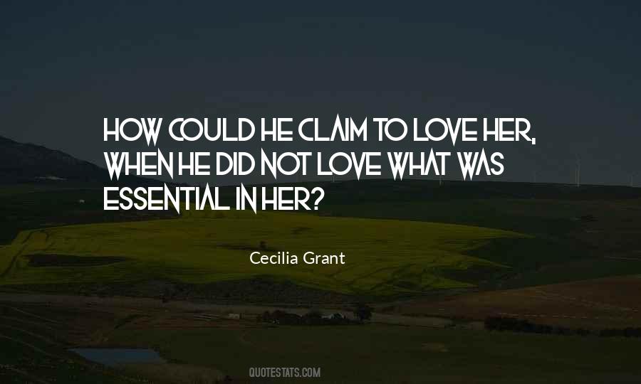 Cecilia Grant Quotes #1727307