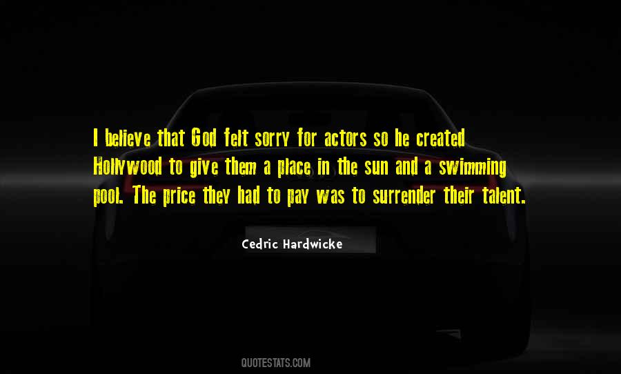 Cedric Hardwicke Quotes #245837