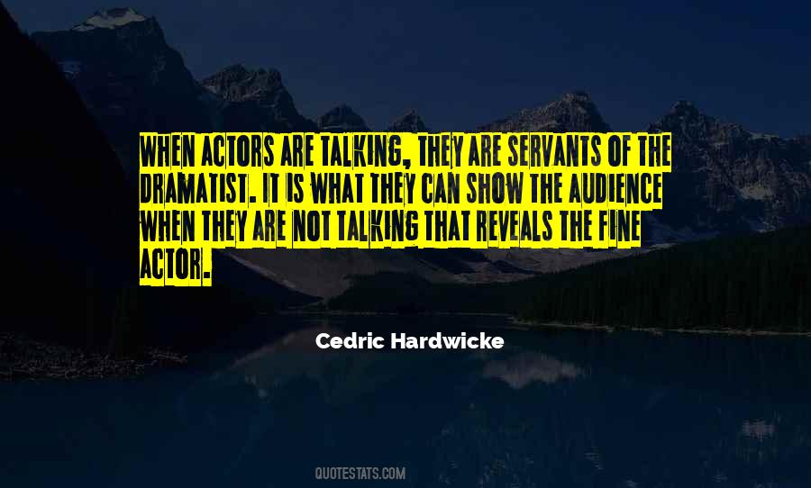Cedric Hardwicke Quotes #342299