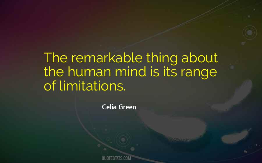 Celia Green Quotes #1310679