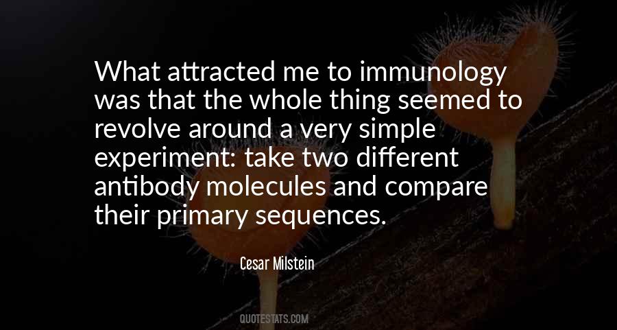 Cesar Milstein Quotes #1279342