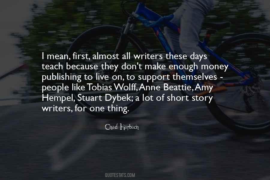 Chad Harbach Quotes #1730265