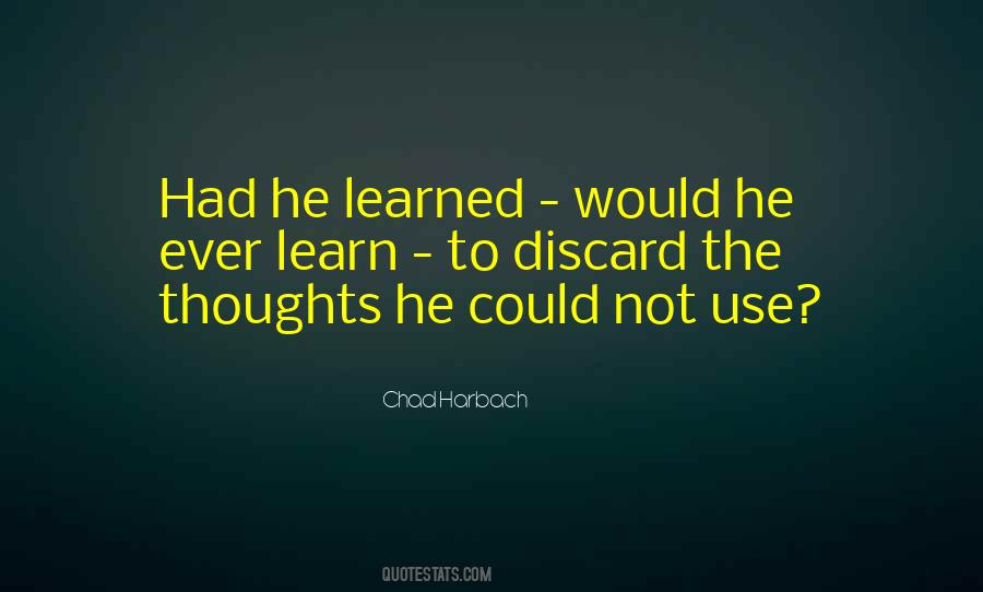 Chad Harbach Quotes #878130