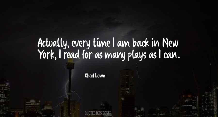 Chad Lowe Quotes #516243