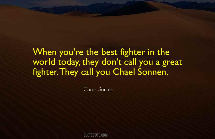 Chael Sonnen Quotes #1257932