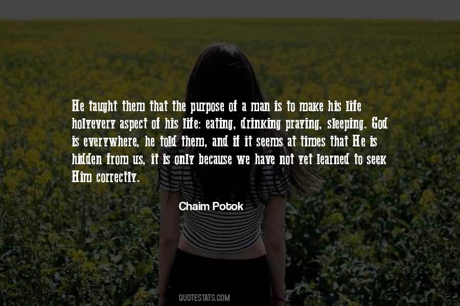 Chaim Potok Quotes #1385365