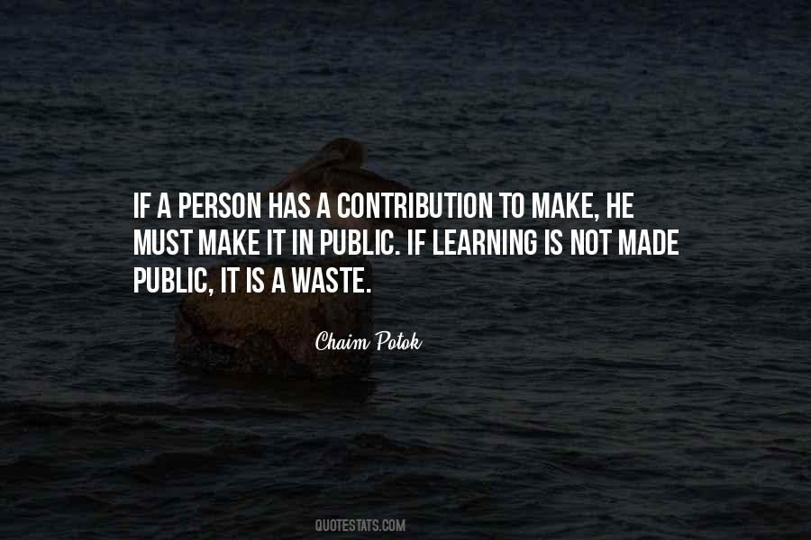 Chaim Potok Quotes #733847