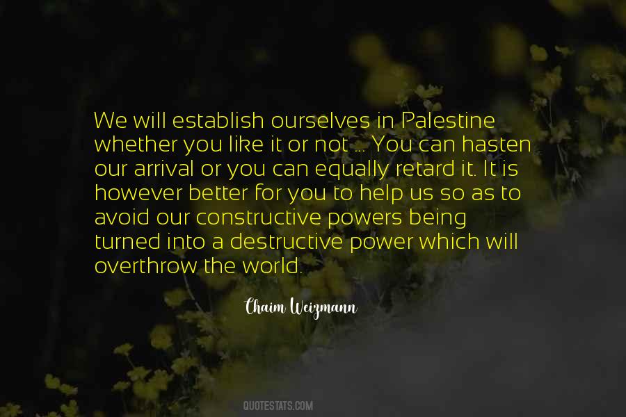 Chaim Weizmann Quotes #1836299