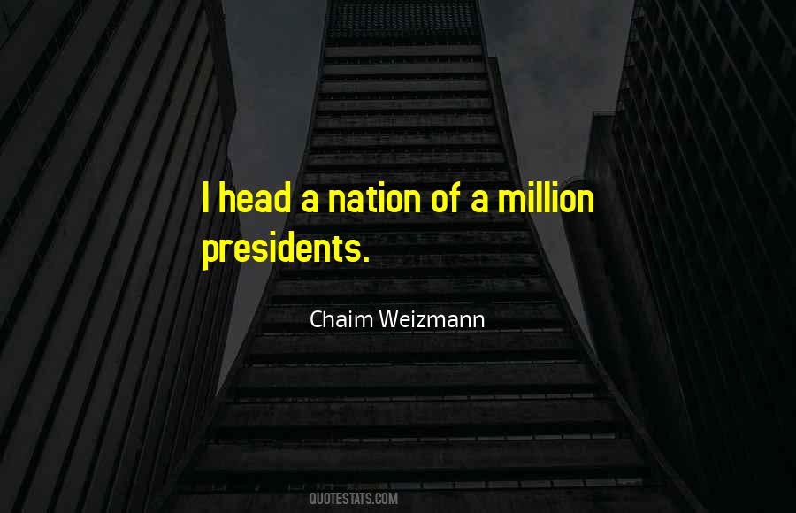 Chaim Weizmann Quotes #780887