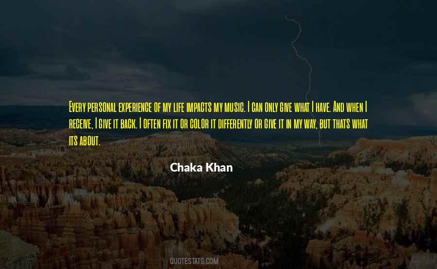 Chaka Khan Quotes #740530