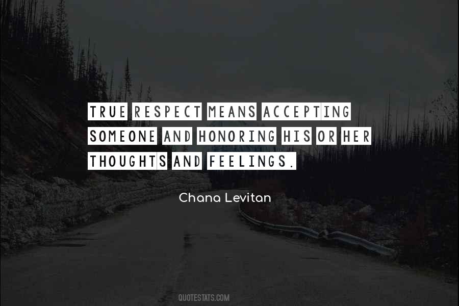 Chana Levitan Quotes #999421