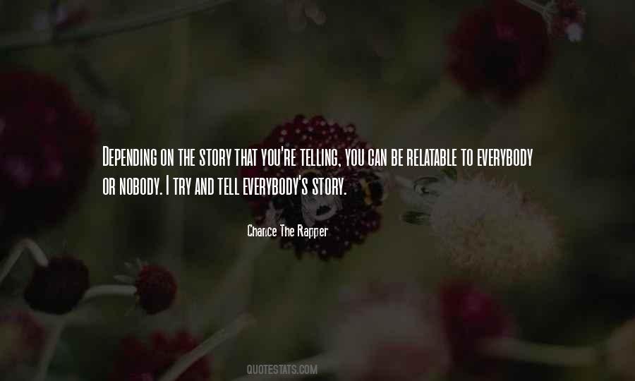 Chance The Rapper Quotes #209873