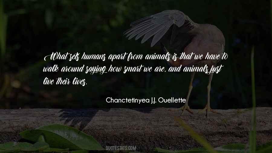 Chanctetinyea J.J. Ouellette Quotes #574012