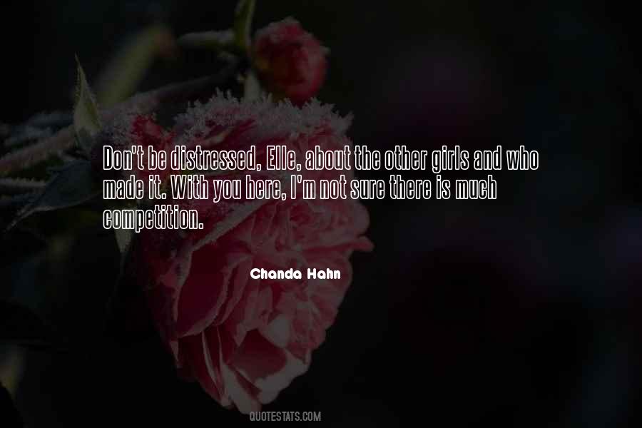 Chanda Hahn Quotes #224693