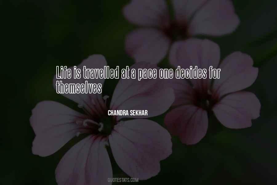 Chandra Sekhar Quotes #726262